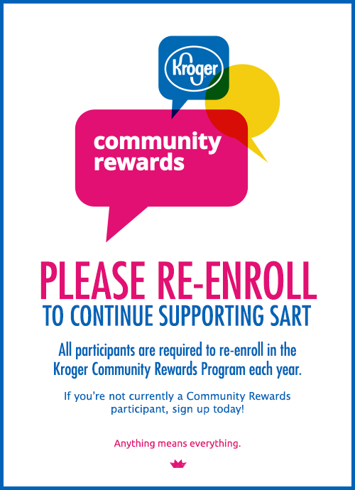 Re-enroll in Kroger Community Rewards